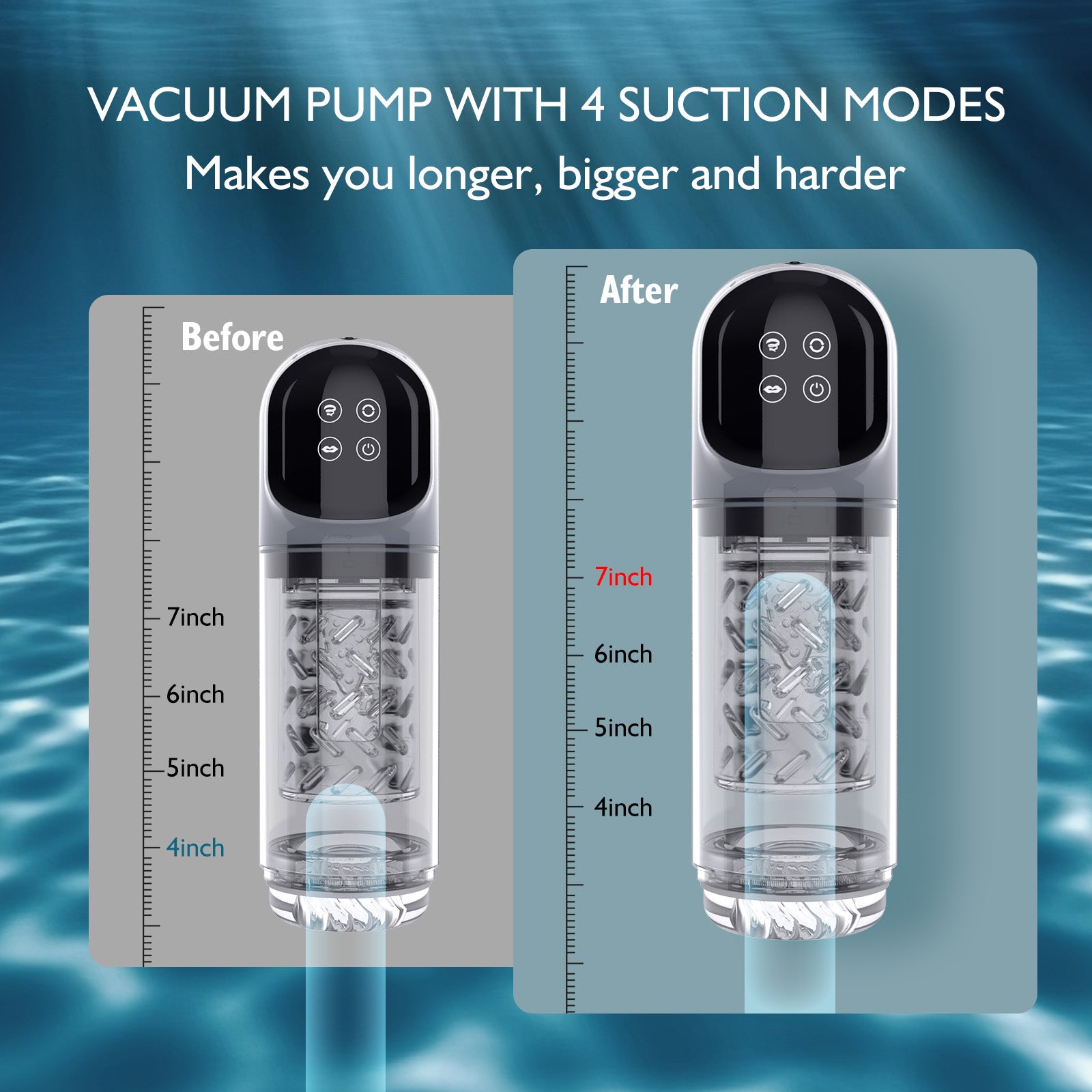 XR3 Plus 2 In 1 Blowjob Machine Dual Stimualtion Water Vacuum Pump