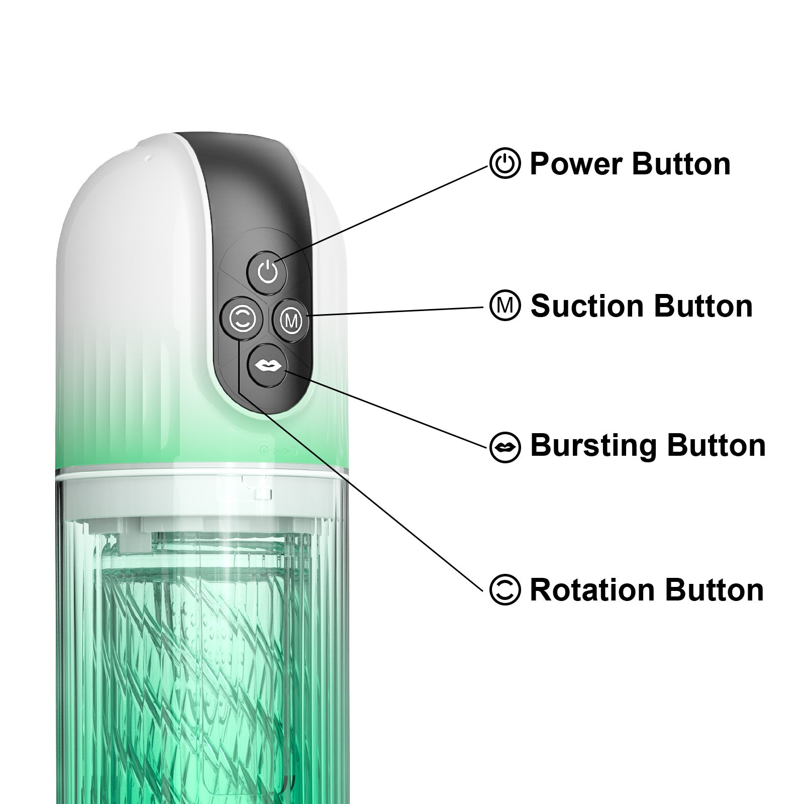 XR2 Plus Blowjob Machine Tongue Licking Rotating Sucking Waterproof