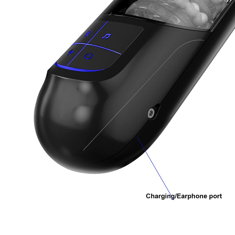 XT12 Waterproof Stroker Thrusting Vibrating Fast Charging