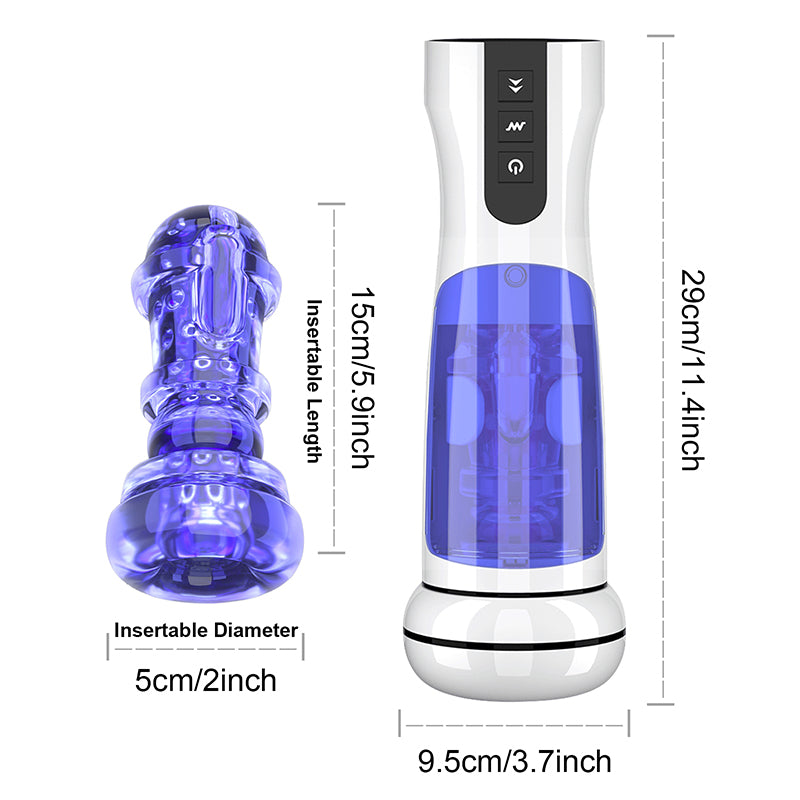 XT23 Vibrating Male Stroker with UV Disinfection Heating Base